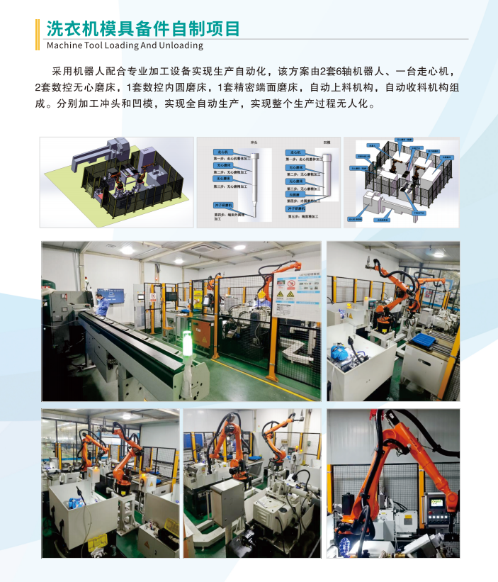 机床上下料及机器人码垛行业项目案例