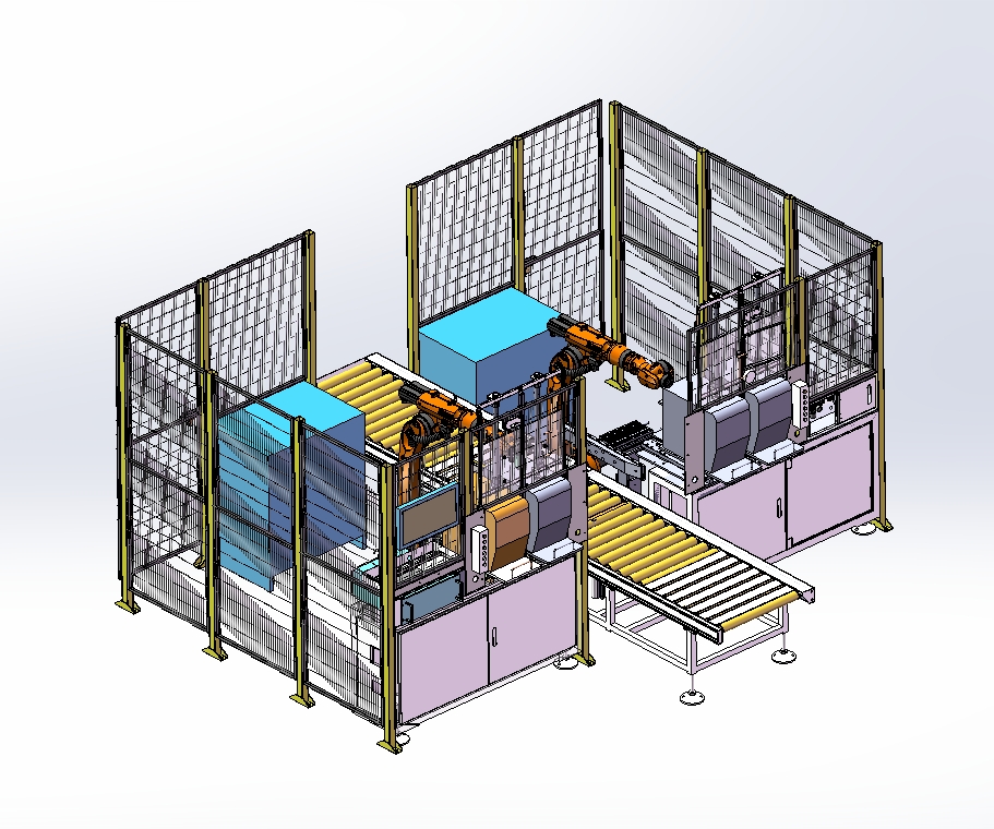 KA24007总一6线自动封箱贴标项目
